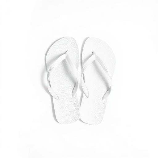 White Flip Flops